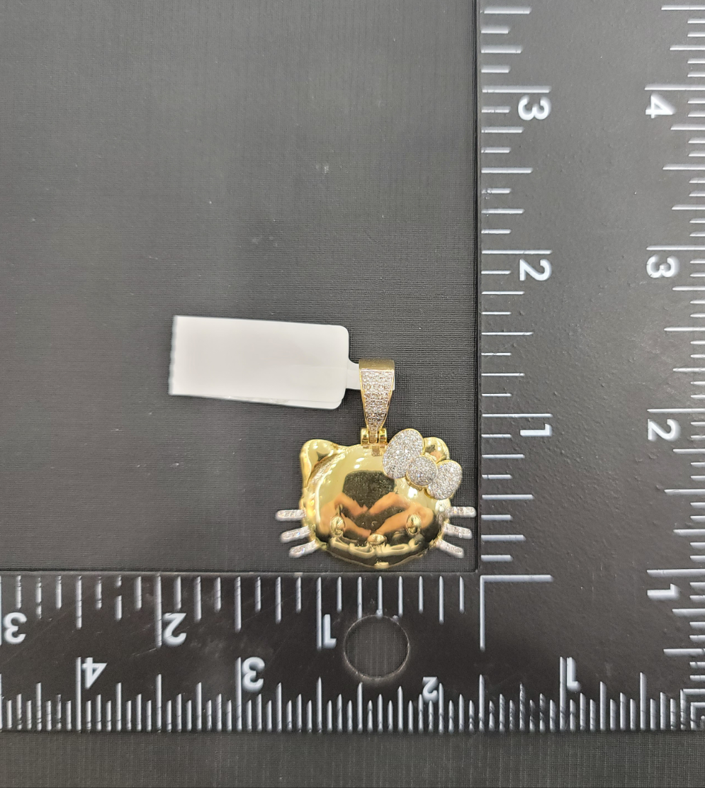 Diamond Hello Kitty Pendant