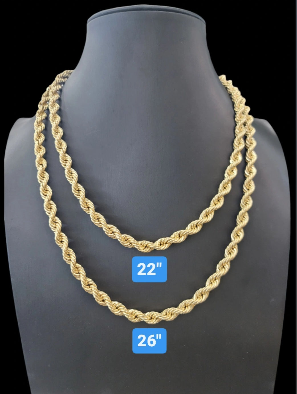 Rope Chains 8.30mm thickness