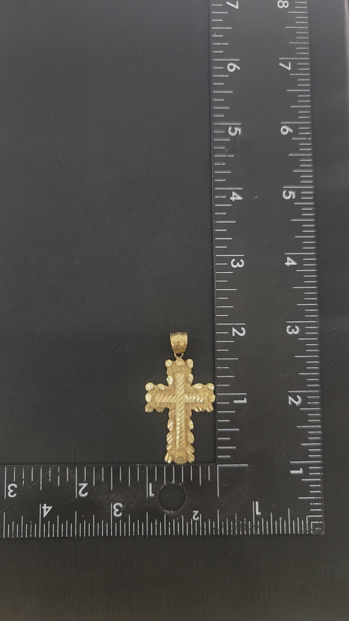Cross Pendant Nugget Style
