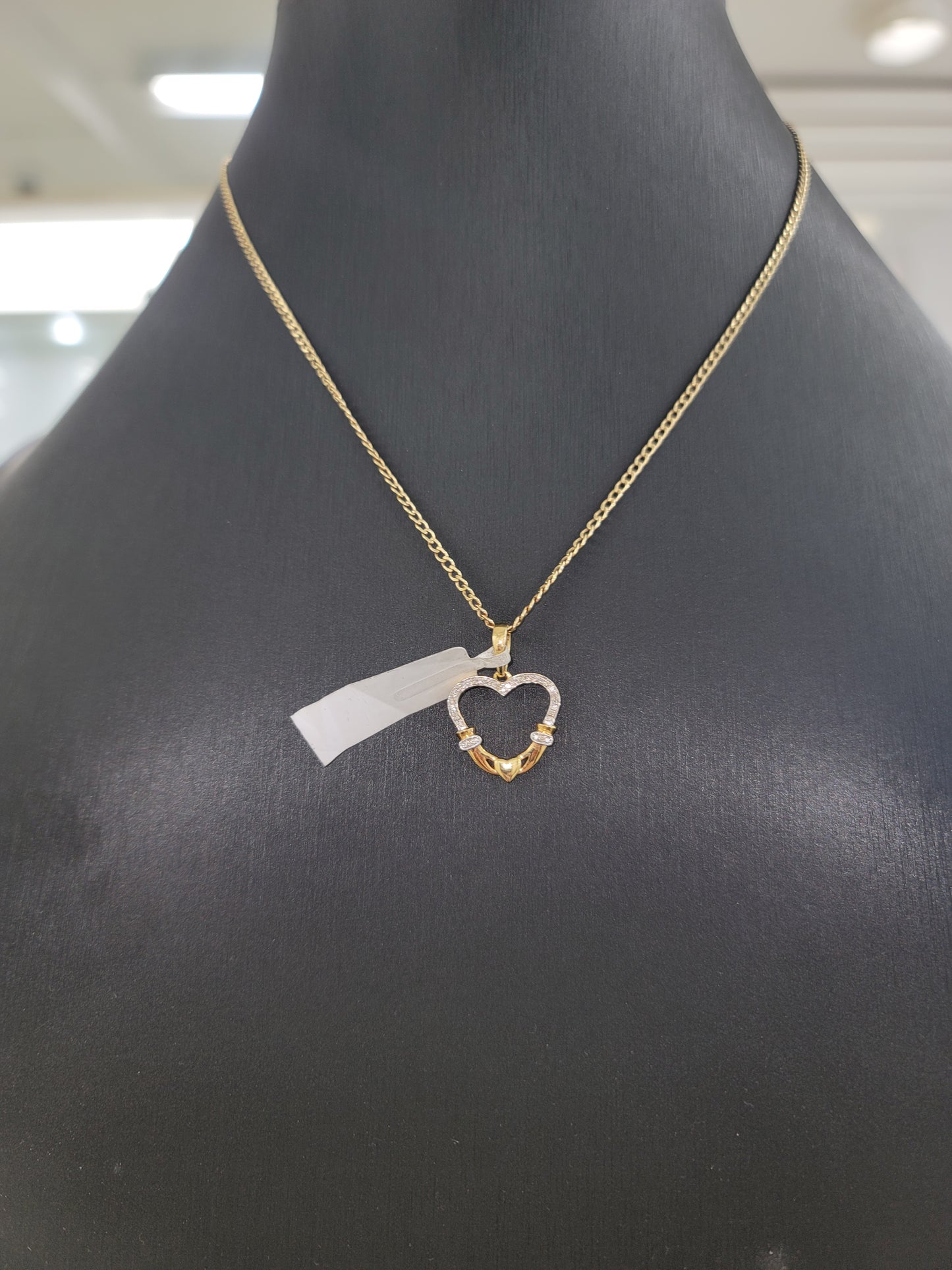 Diamond Heart pendant set
