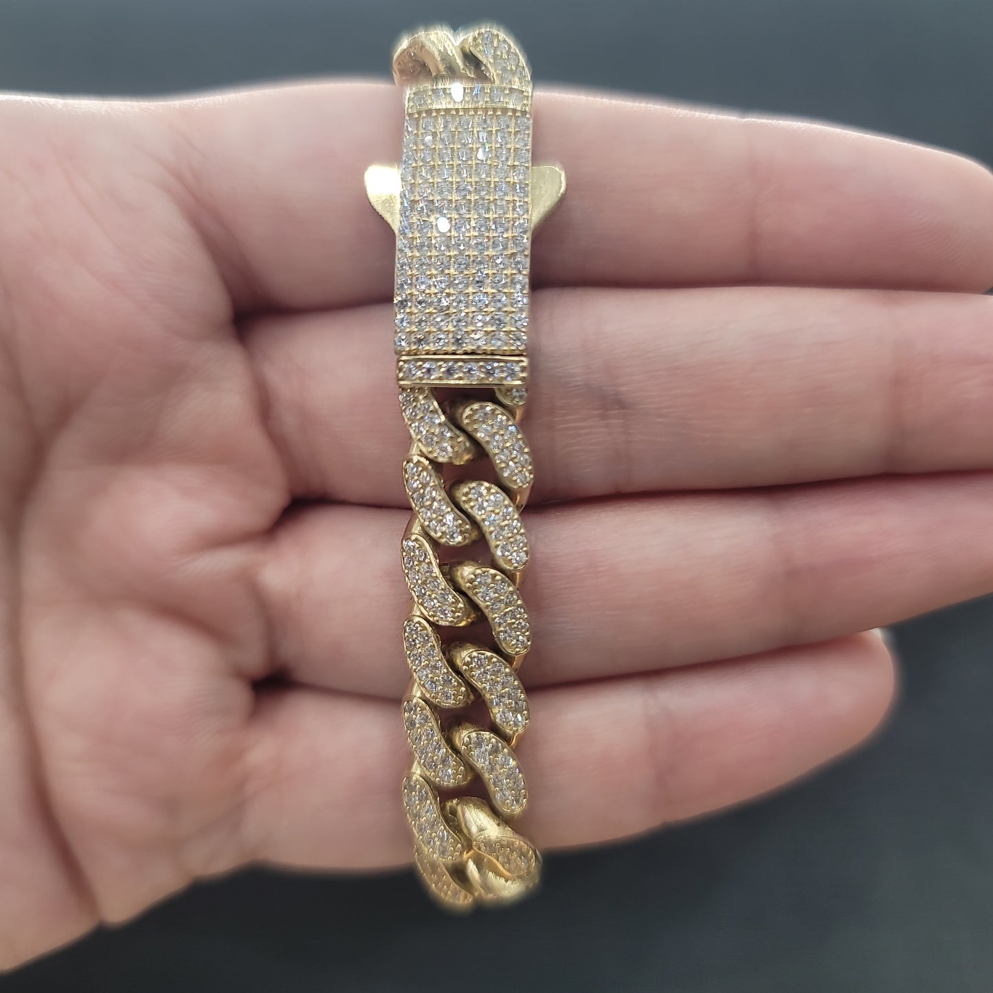 Cuban Bracelet Flooded With CZ