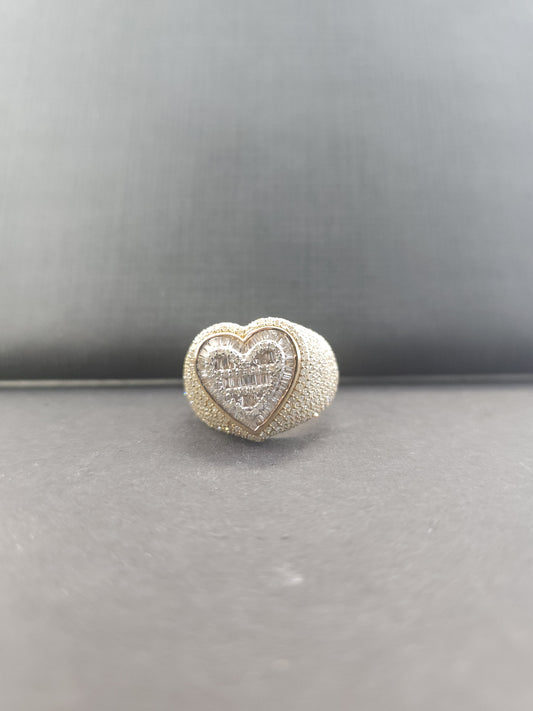 Diamond Ladies Heart Ring