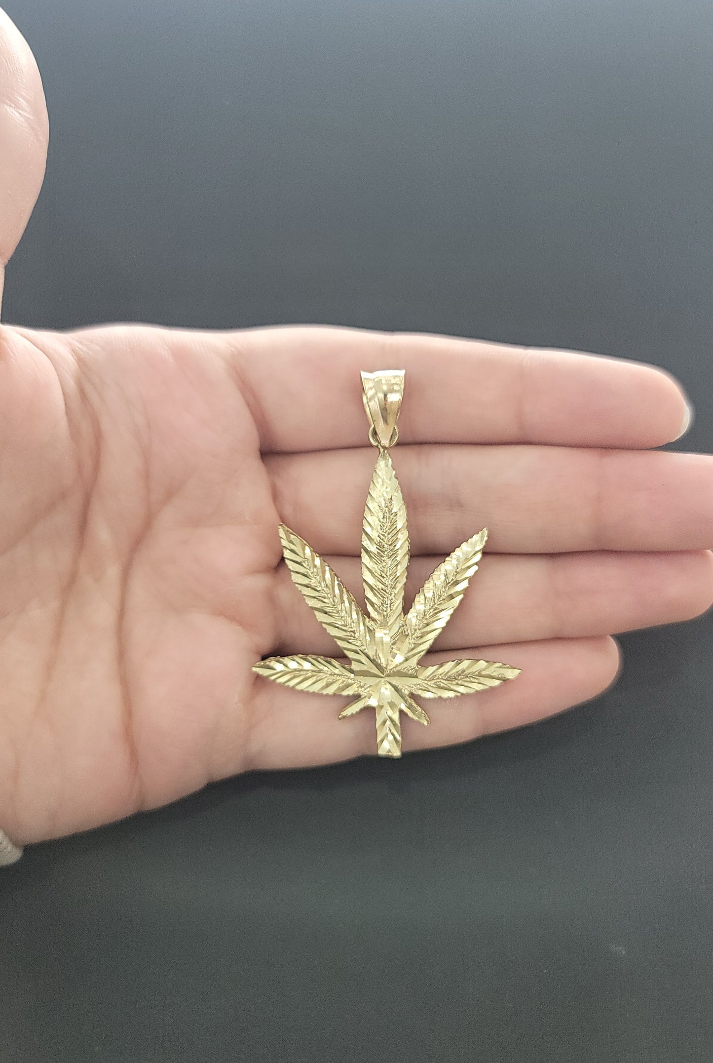 Marijuana Leaf Pendant