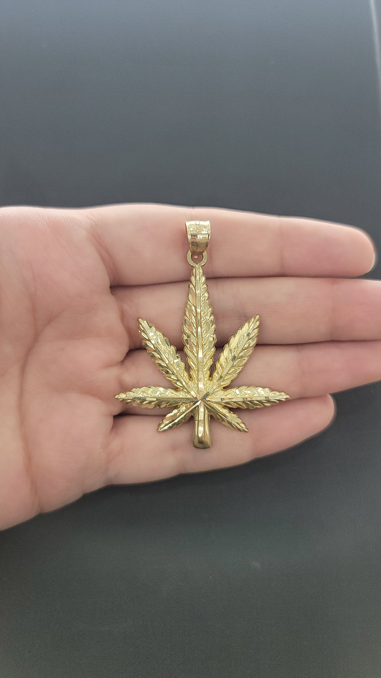 Marijuana Leaf Pendant