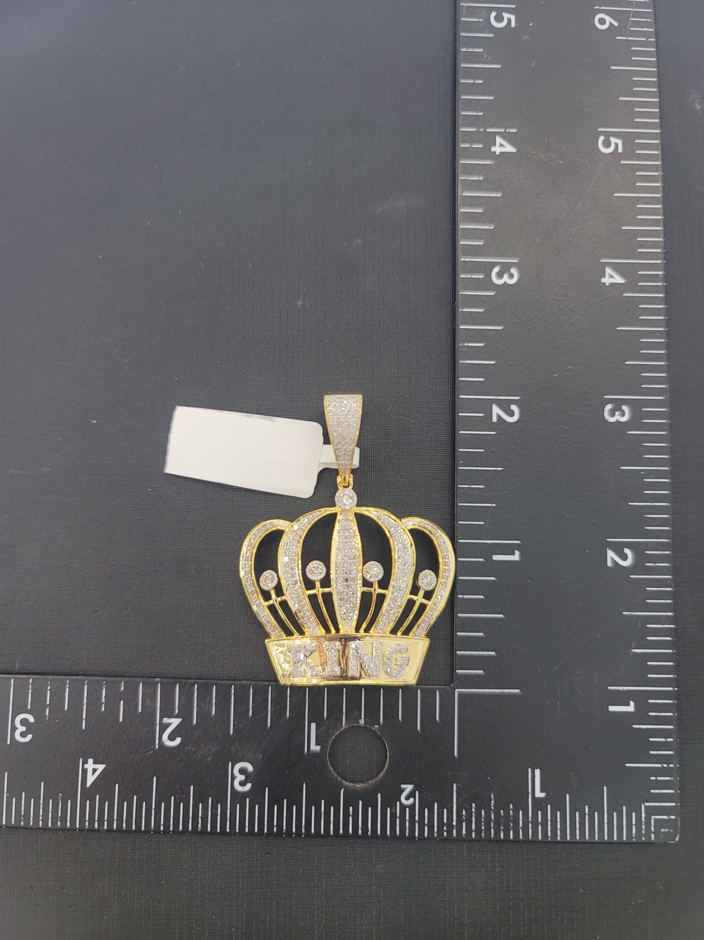 Diamond King Crown Pendant