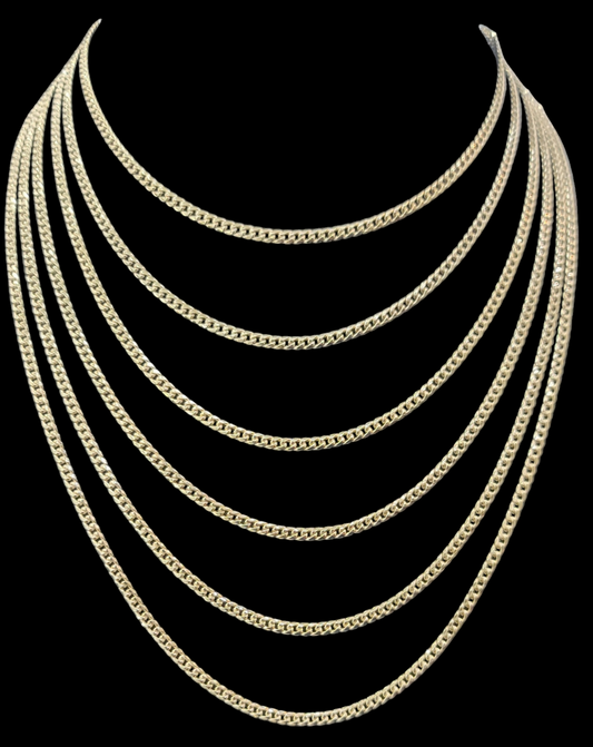 Miami Cuban Chains 3.65mm thickness