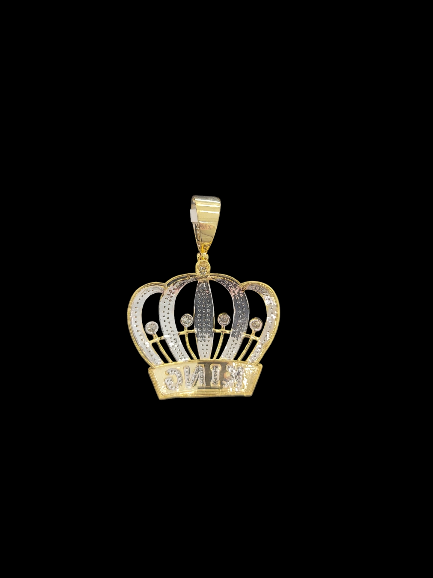 Diamond King Crown Pendant
