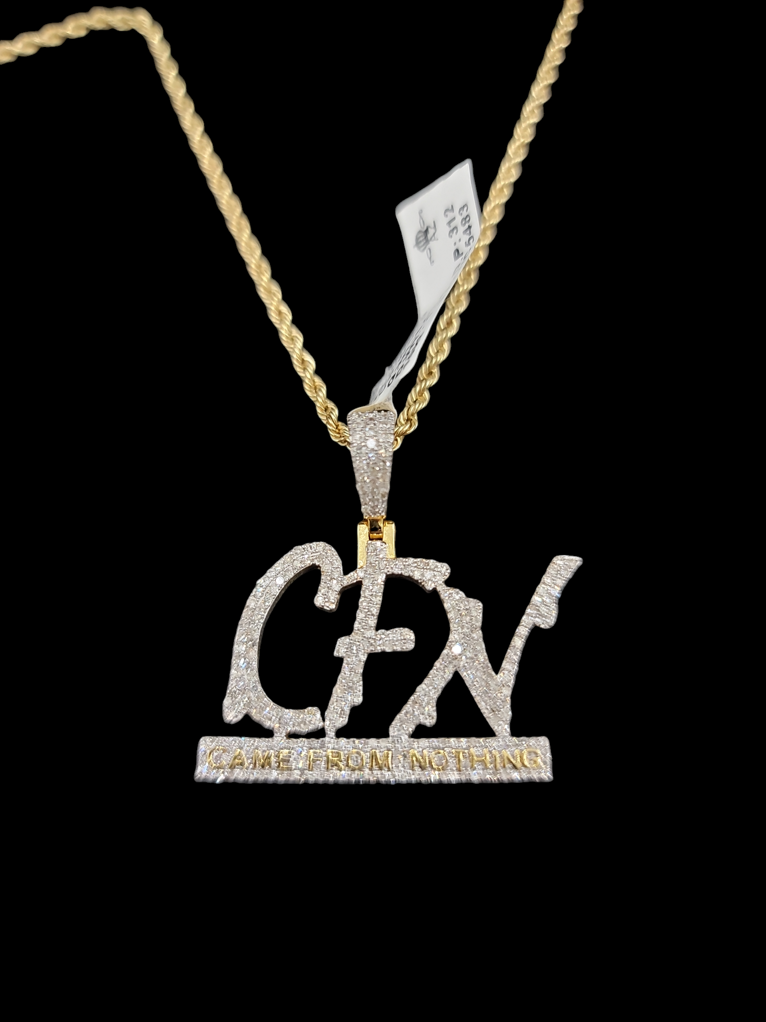 Chain and Diamond CFN Pendant Set – AZ Toronto Jewellery